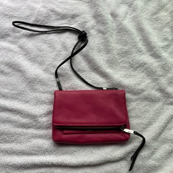 Coach Handbags - Coach Hot Ink Small Crossbody Thin Textured Leather